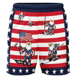 Seacoast Spartans (Ice Hockey) American Eagle Adult Workout Wear Shorts