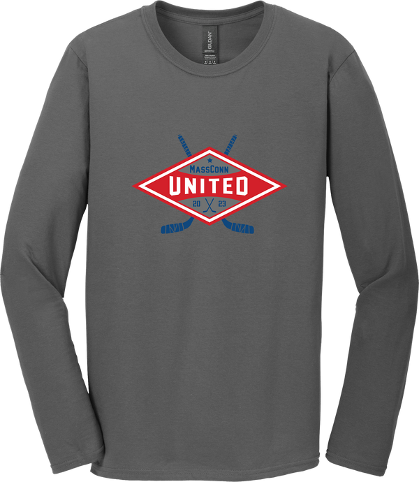 Mass Conn United Softstyle Long Sleeve T-Shirt