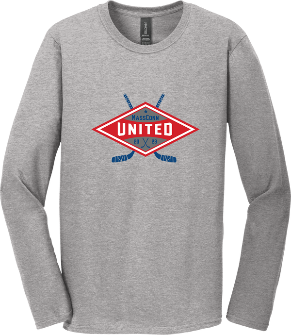 Mass Conn United Softstyle Long Sleeve T-Shirt