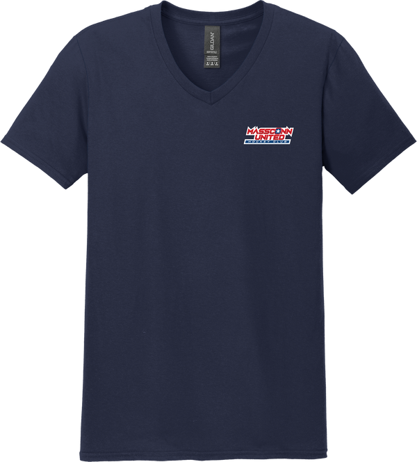 Mass Conn United Softstyle V-Neck T-Shirt