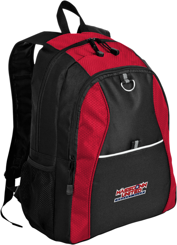 Mass Conn United Contrast Honeycomb Backpack