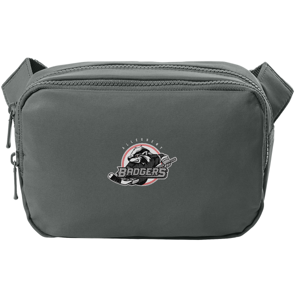 Allegheny Badgers Matte Dual-Compartment Crossbody