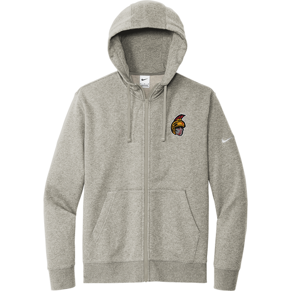 Seacoast Spartans (Ice Hockey) Nike Club Fleece Sleeve Swoosh Full-Zip Hoodie