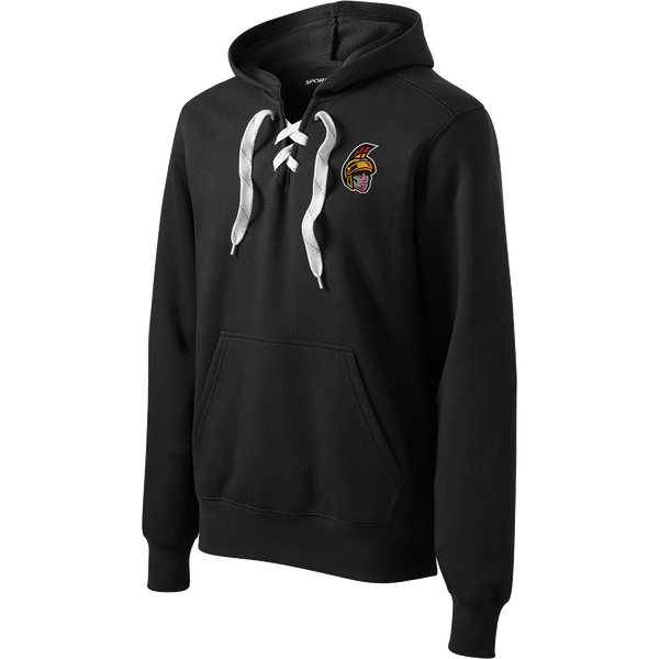 Seacoast Spartans (Ice Hockey) Lace Up Pullover Hooded Sweatshirt