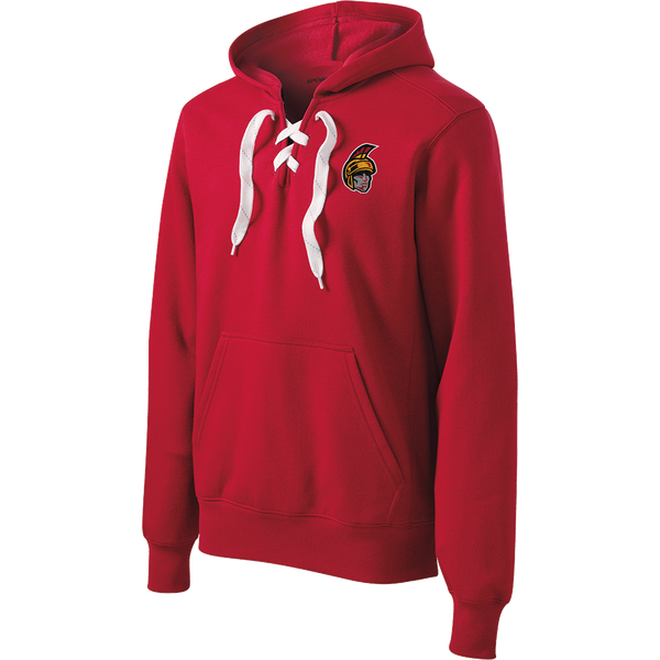 Seacoast Spartans (Ice Hockey) Lace Up Pullover Hooded Sweatshirt