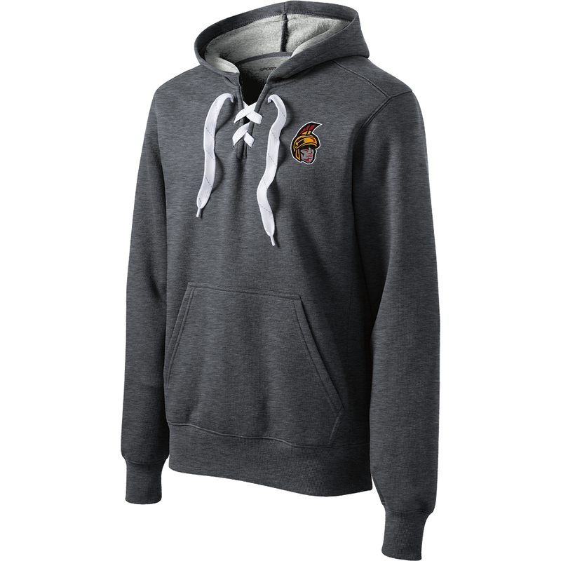 Seacoast Spartans (Ice Hockey) Lace Up Pullover Hooded Sweatshirt