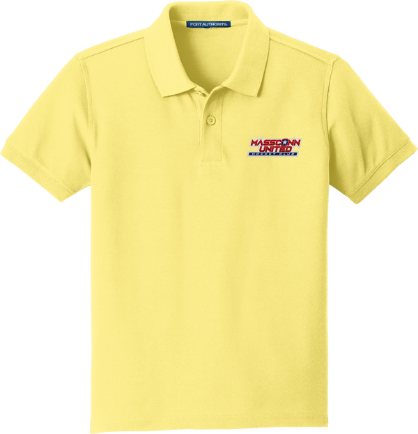 Mass Conn United Youth Core Classic Pique Polo