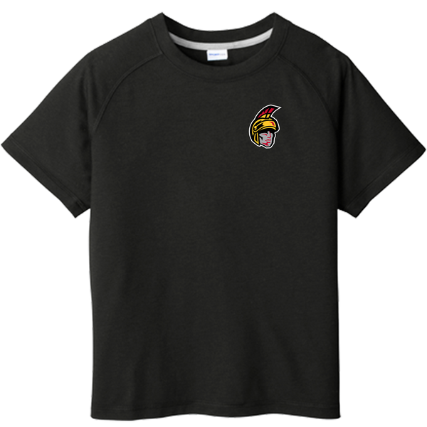 Seacoast Spartans (Ice Hockey) Youth PosiCharge Tri-Blend Wicking Raglan Tee