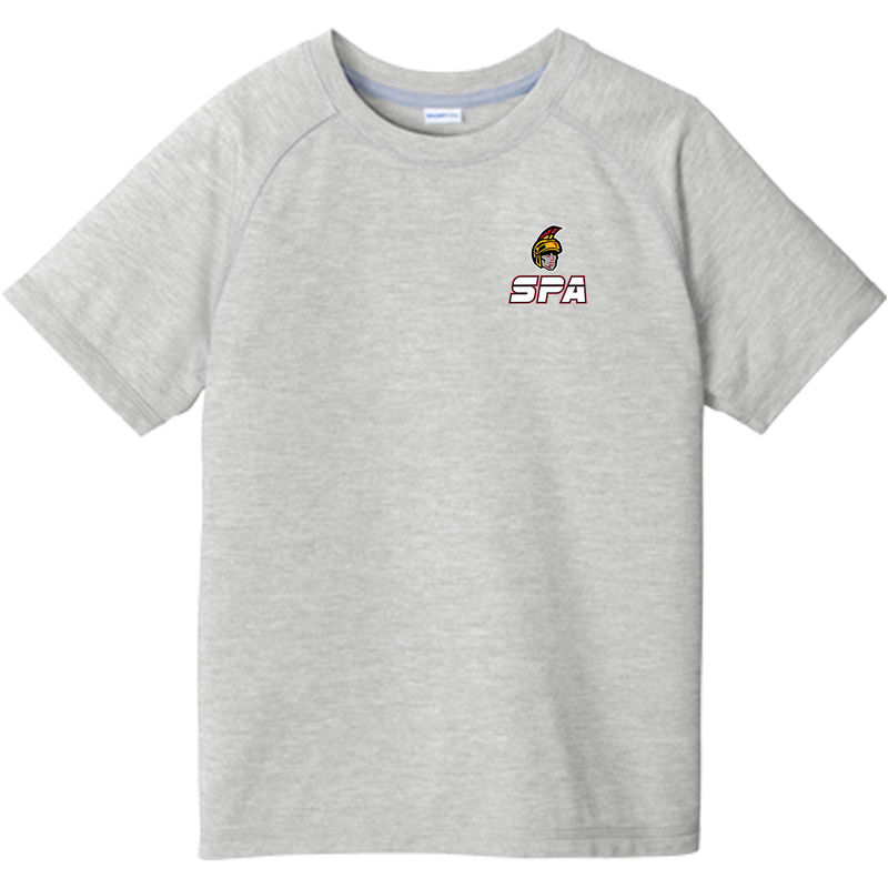Seacoast Spartans (SPA) Youth PosiCharge Tri-Blend Wicking Raglan Tee